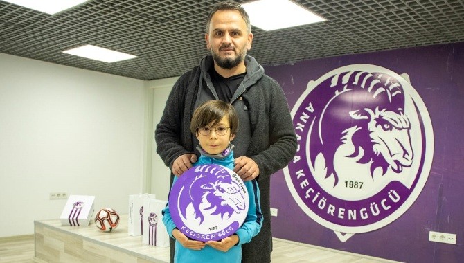 Minik taraftarımızdan anlamlı hediye
