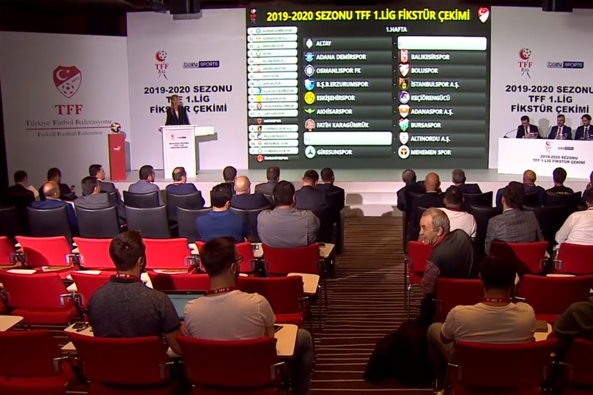 TFF 1. Lig 2019-2020 sezonu fikstürü belli oldu