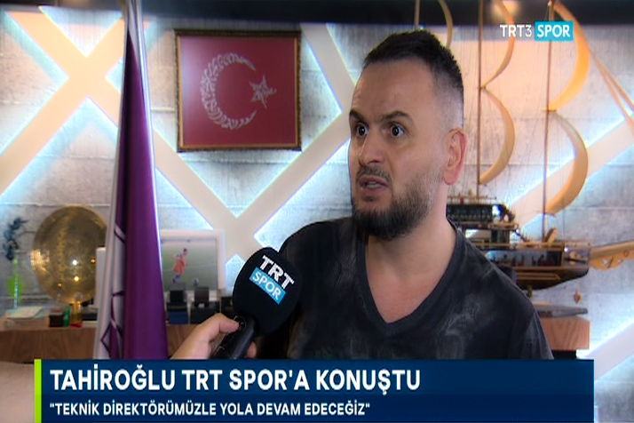 Tahiroğlu, TRT Spor'a konuştu